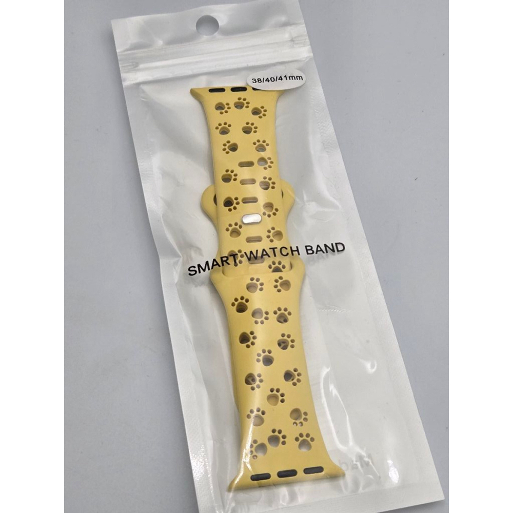 Smartwatch Yellow Paws Band,Silicone,Yellow,38/40/41mm